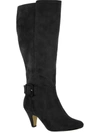 BELLA VITA TROY II PLUS WOMENS FAUX SUEDE WIDE CALF KNEE-HIGH BOOTS