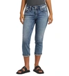 Silver Jeans Co. Elyse Capri Jeans In Multi