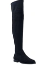 Marc Fisher Renn Womens Faux Suede Tall Over-the-knee Boots In Black