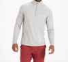 Vuori Ease Performance Half-zip Sweatshirt In Grey