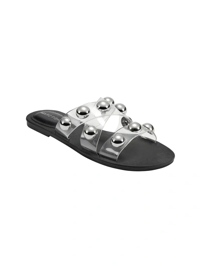 Marc Fisher Bryte 2 Womens Slip On Strappy Slide Sandals In Multi