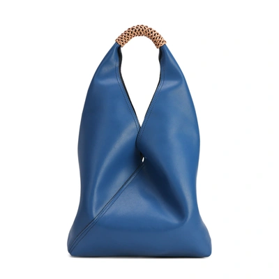 Tiffany & Fred Paris Tiffany & Fred Smooth Leather Shoulder Bag In Blue