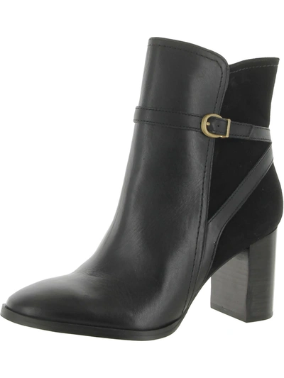 NATURALIZER BEXLEY WOMENS LEATHER HEELS ANKLE BOOTS