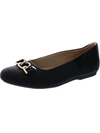 DR. SCHOLL'S SHOES WEXLEY ADORN WOMENS CHAIN SLIP ON BALLET FLATS