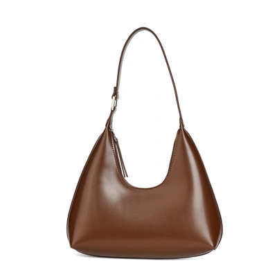 Tiffany & Fred Paris Tiffany & Fred Smooth Nappa Leather Shoulder Bag In Brown