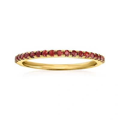 Rs Pure By Ross-simons Garnet Ring In 14kt Yellow Gold In Red