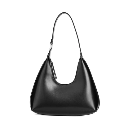 Tiffany & Fred Paris Tiffany & Fred Smooth Nappa Leather Shoulder Bag In Black