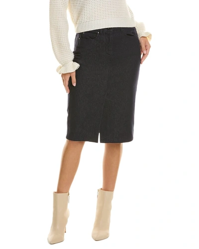 Max Mara Bric Pencil Skirt In Grey