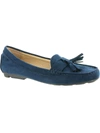 MASSEYS CATE WOMENS SUEDE SLIP ON MOCCASINS