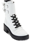 DKNY BART WOMENS ZIPPER ANKLE COMBAT & LACE-UP BOOTS