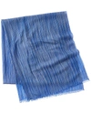 J.mclaughlin Jmclaughlin Reed Park Stripe Scarf Womens Scarves In Blue