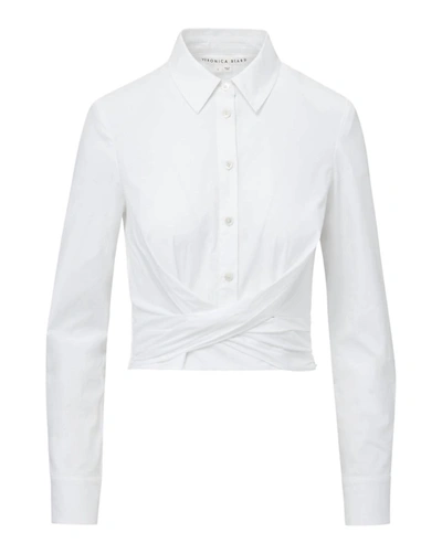 Veronica Beard Women's Veroy Cotton Poplin Shirt In White
