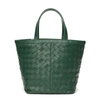 TIFFANY & FRED PARIS TIFFANY & FRED WOVEN LEATHER TOP-HANDLE/SHOULDER BAG