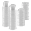Zulay Kitchen Clear Jello Shot Cups With Lids 1 oz - 50 Pack