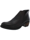 DAVID TATE GLOBAL WOMENS LEATHER HEELED ANKLE BOOTS