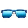 Ivi Vision Deano - Antique Brass / Pacific Blue Flash Lens In Matte Midway Blue In Multi