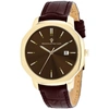 Christian Van Sant Men's Octavius Slim Brown Dial Watch In Brown