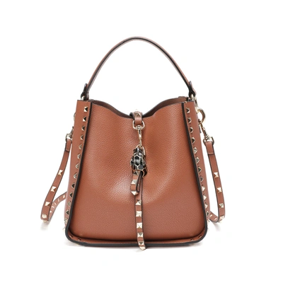 Tiffany & Fred Paris Full-grain Leather Hobo/ Shoulder Bag In Brown