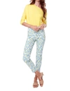 UP SPECKLES PRINT PANT IN BLUE/YELLOW