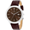 Christian Van Sant Men's Octavius Slim Brown Dial Watch In Brown