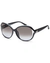 Ferragamo Women's 61mm Sunglasses In Black