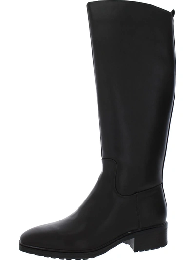 Nine West Womens Faux Leather Riding Knee-high Boots In Brown