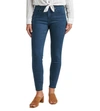 Jag Plus Size Amelia Mid Rise Slim Ankle Pull-on Jeans In Grey