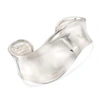 Ross-simons Sterling Silver Free-form Wave Cuff Bracelet In Multi