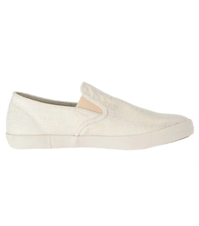 Seavees Women's Baja Metallic Slip On In Gold Linen In Multi