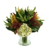 Creative Displays Fall Arrangement W/ Hydrangea, Heather, And Grass