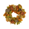 Creative Displays Fall Wreath W/ Hydrangea, Protea And Pumpkins