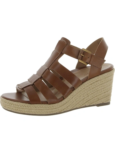 Vionic Womens Leather Gladiator Espadrilles In Multi