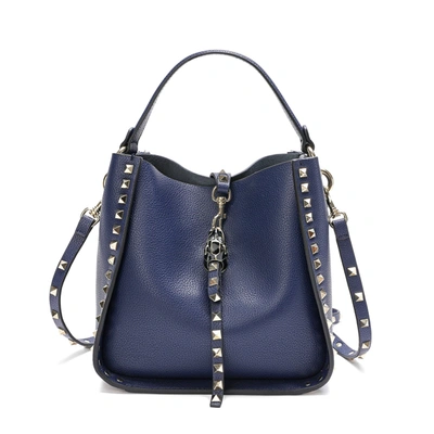 Tiffany & Fred Paris Full-grain Leather Hobo/ Shoulder Bag In Blue