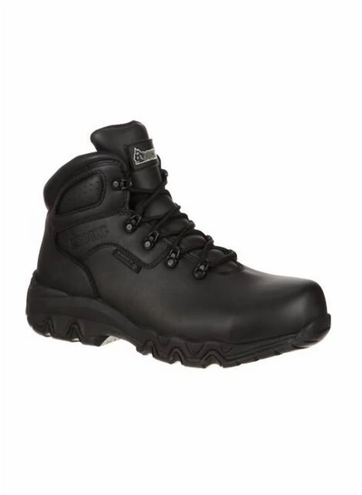 Rocky Men's Bigfoot Composite Toe Waterproof Work Boot - Extra Wide In Black