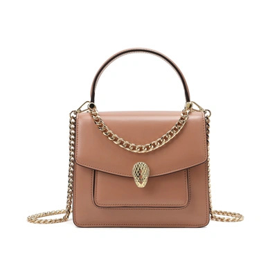 Tiffany & Fred Paris Tiffany & Fred Smooth Leather Top-handle Crossbody In Brown