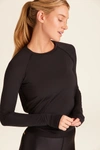 Alala Women's Tie Back Long Sleeve T-shirt In Black