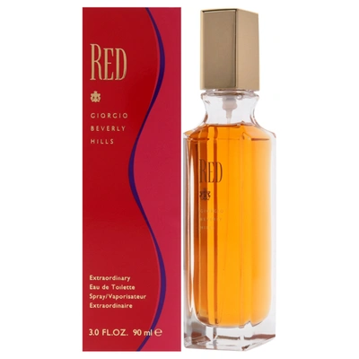 Giorgio Beverly Hills Red By  For Women - 3 oz Edt Spray