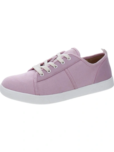 Vionic Pisces Womens Lace Up Trainers Casual And Fashion Sneakers In Pink