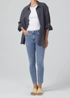 Citizen Of Humanity Skyla Mid-rise Slim-fit Stretch-denim Jeans In Multi