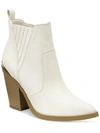 Sun + Stone Abiigail Womens Faux Leather Pointed Toe Ankle Boots In Multi