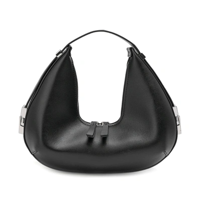 Tiffany & Fred Paris Tiffany & Fred Smooth Leather Adjustable Shoulder Bag In Black