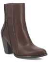 CODE WEST LINGO WOMENS FAUX LEATHER ALMOND TOE ANKLE BOOTS