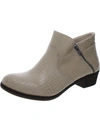 Sun + Stone Abby Womens Faux Suede Ankle Booties In Grey