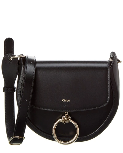 Chloé Arlene Leather Crossbody In Black