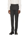 Sandro Berkeley Slim-fit Tapered Wool Trousers In Black