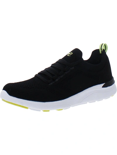 Easy Spirit Zip Womens Lifestyle Exercise Athletic Shoes In Black