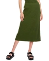 VINCE RIBBED MIDI SKIRT