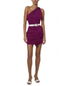 Iro Nabi Leather Dress In Purple
