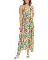 Traffic People Slow Days Maxi Dress In Multi