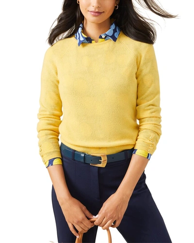 J.mclaughlin Jamey Cashmere Sweater In Yellow